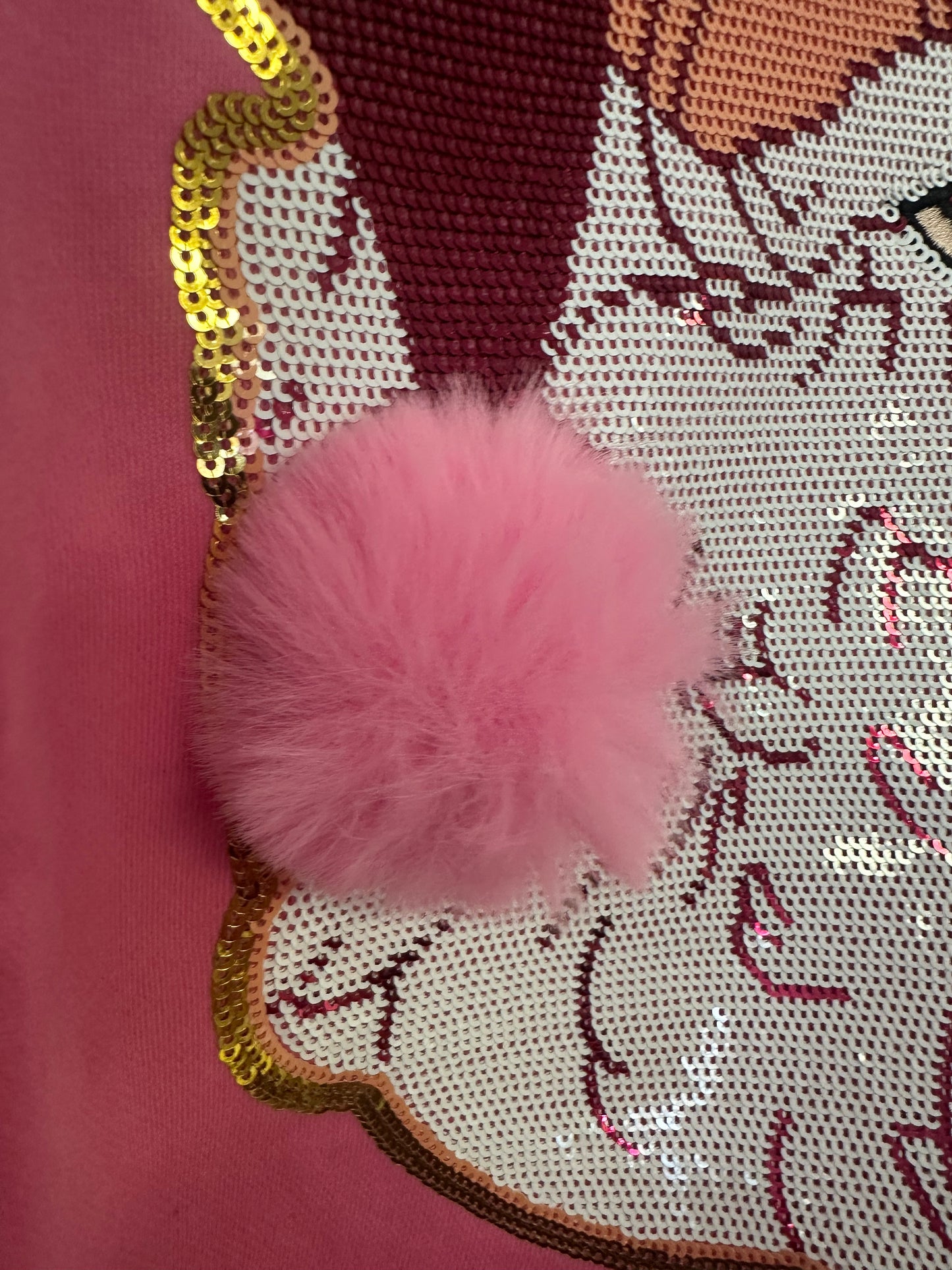 Preppy Pink Santa