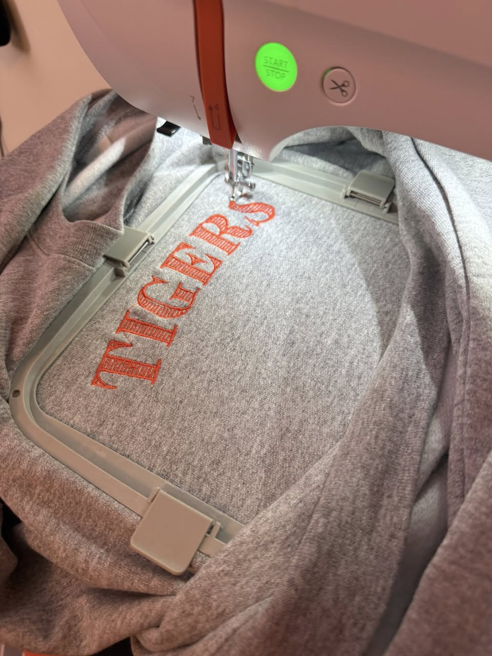 Ash Sweatshirt TIGERS with Coquette Bow